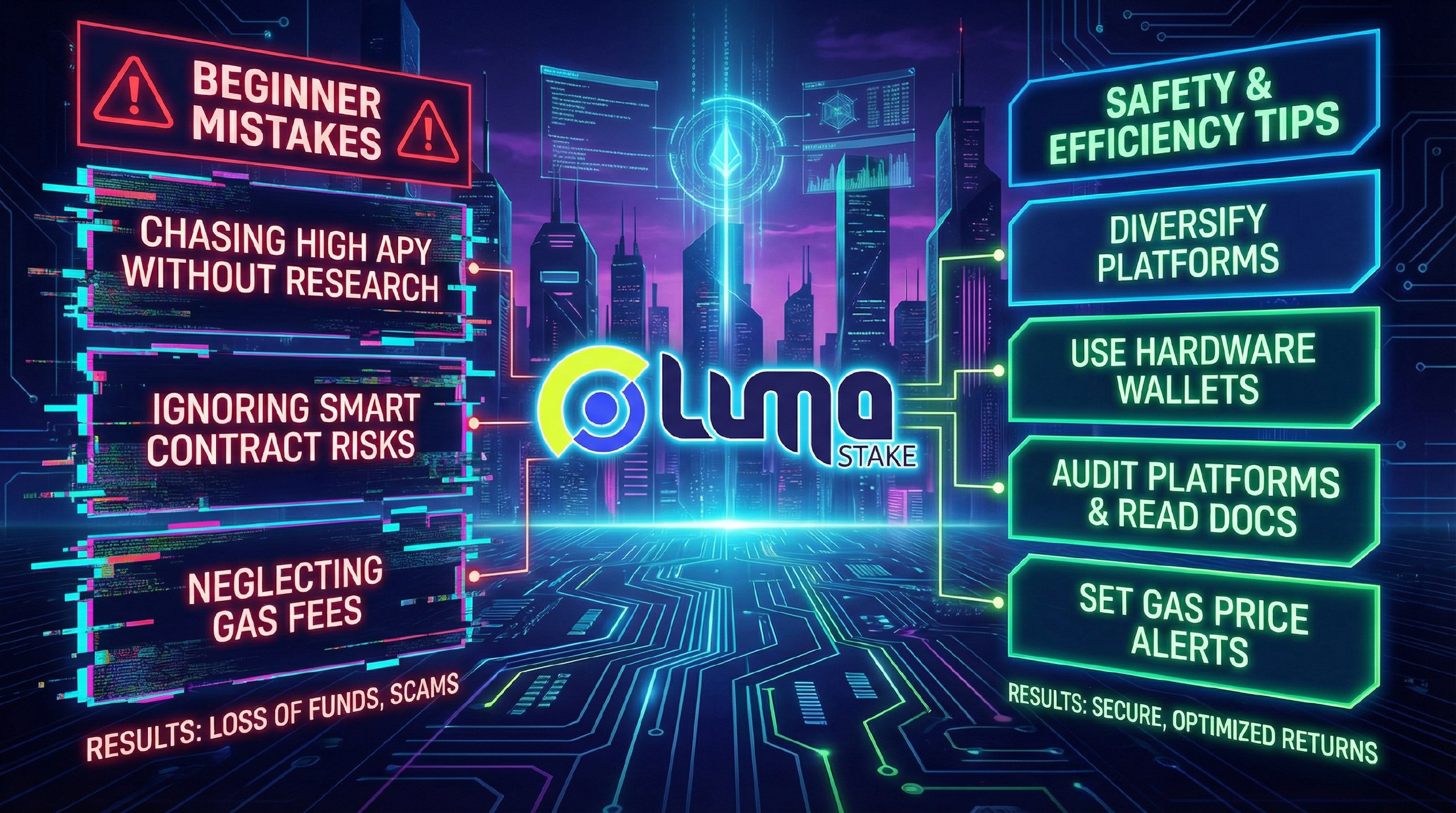 Common Beginner Mistakes in Stablecoin Staking